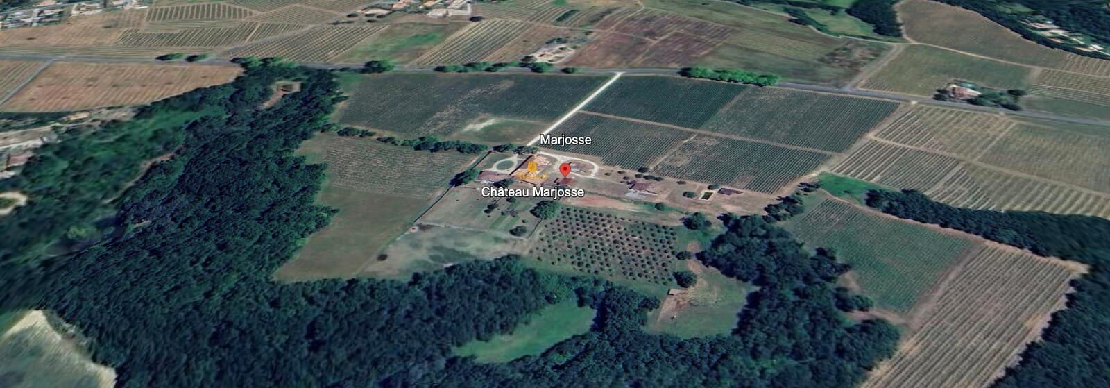 Mapa do terroir - Château Marjosse Blanc 2022