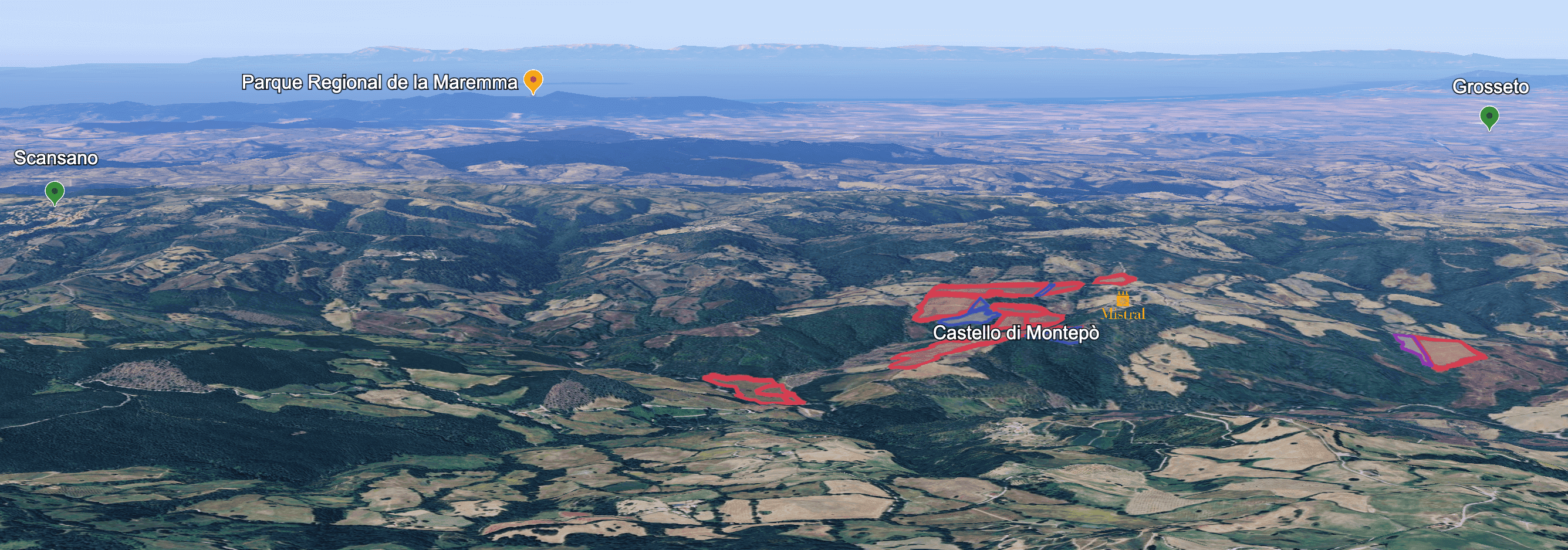 Mapa do terroir - Sassoalloro 2023