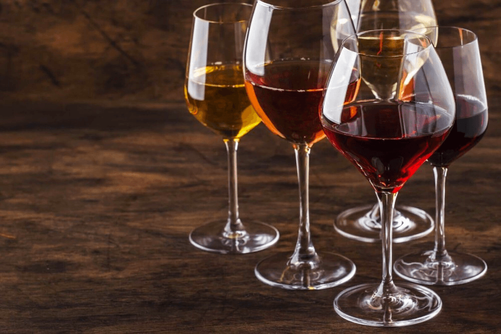 Taças de vinho